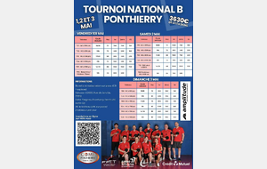 Tournoi 2026 Nat B COMT PONTHIERRY