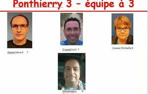 Ponthierry 3 Honneur Sud (équipe à 3) phase 2