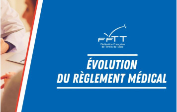 Évolution du règlement médical de la FFTT