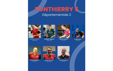 FFTT Equipe 5 D2 Phase 1