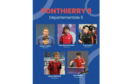 FFTT Equipe 9 D5 Phase 1