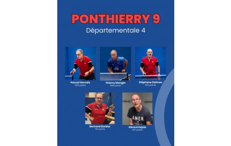 FFTT Equipe 9 D4 Phase 1